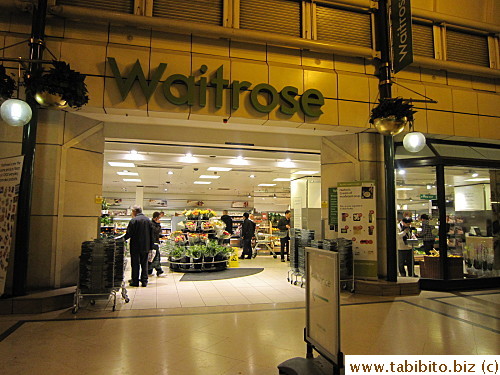 Waitrose supermarket by the station