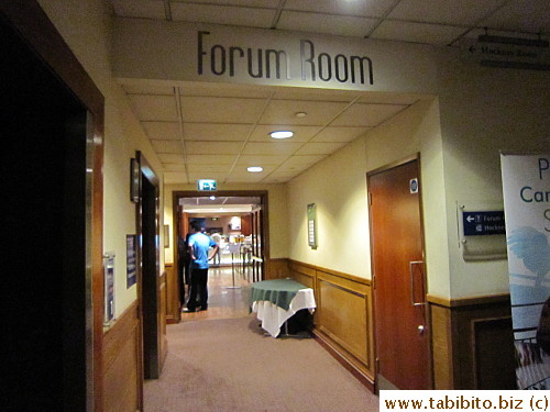 Forum Room only serves buffet breakfast