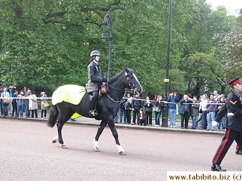 Policewoman on horseback