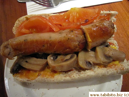An obscene hotdog