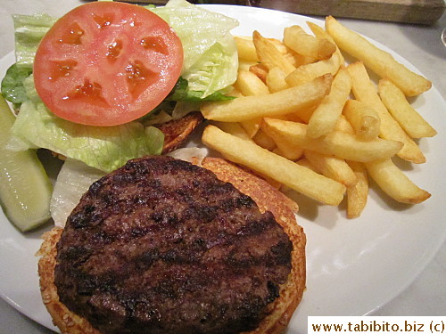 A bit dry when ordered well-done but the lettuce was very crisp