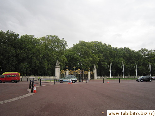 The gates of St. James's park are also grand