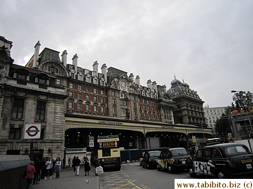 Victoria Station where we finally caught a train back to Piccadilly Circus looks like it's been around