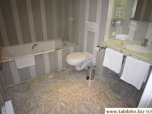 Bathroom is larger than expected