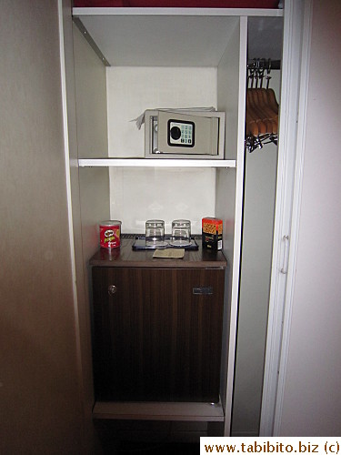 Safe and non-functioning fridge