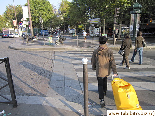 Not uncommon to see shoppers with carts