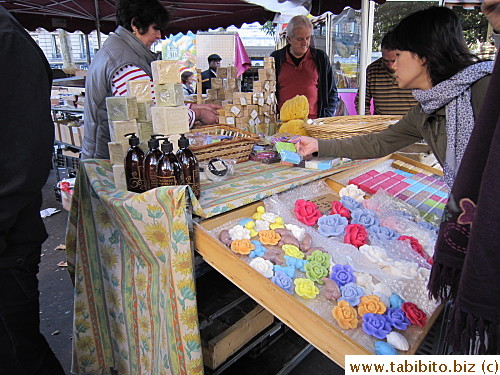 Then there's a soap seller