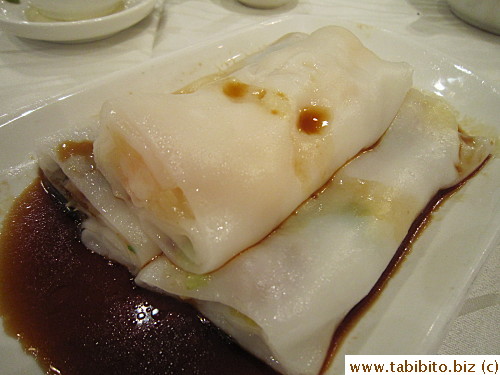Trio of rice rolls were nice though not great