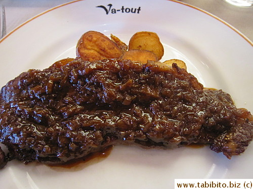 My steak with shallot 