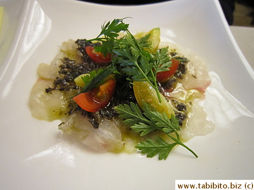 Fish carpaccio