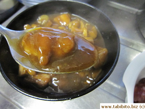 You need a tight sauce for this dish