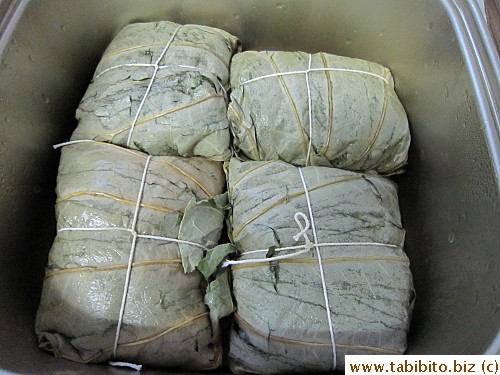 Extra security with string before steaming