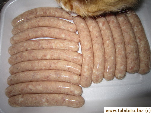 Got extra fresh sausages (very soft)