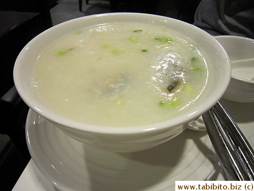 Fish (Lai Man) congee HK$58/US$7