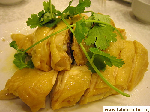 Salt-baked chicken (still flavorful but a bit over-seasoned this time)