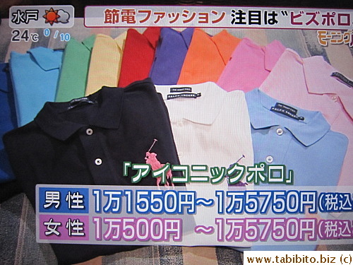 Ralph Lauren polo shirts are expensive
