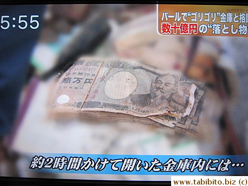 Bills in them are usually tatty and dirty