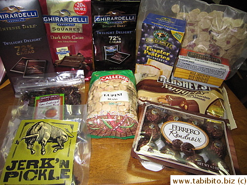 KL bought food and souvenir