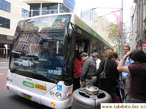 Because no one queues, only the stronger pushers get to board even if they come late, people like us don't always get to ride on it during busy times