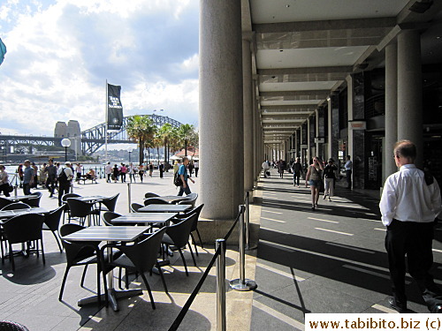 Corridor by the quay