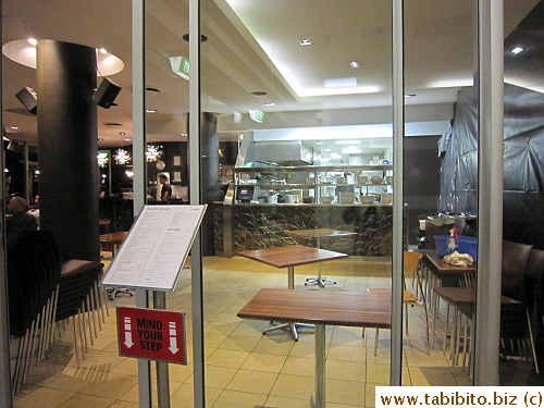 David took us to this coffee shop in a hotel (don't remember the name of the shop or the hotel or the suburb!)