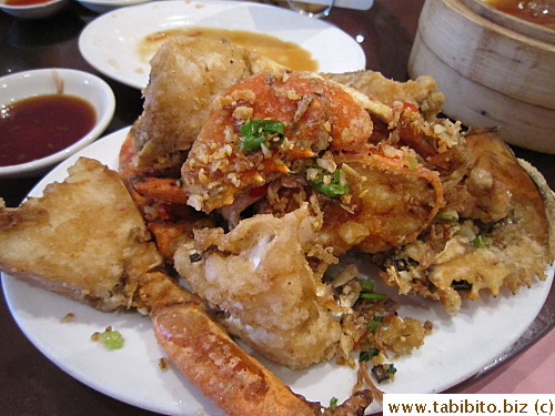 Salt & Pepper Crabs was not very good as the meat was mushy