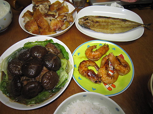 Chinese New Year's Day dinner