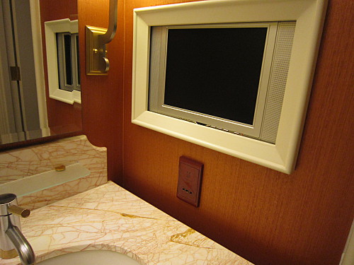 TV in the bathroom