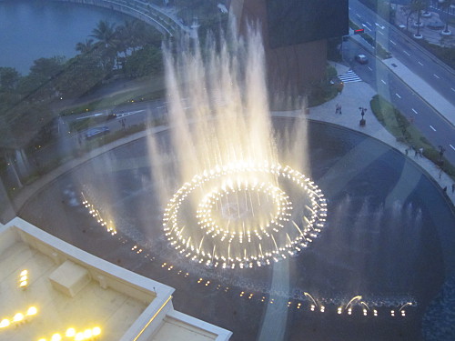 the dancing fountain