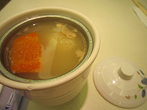 I opted for soup which was nice