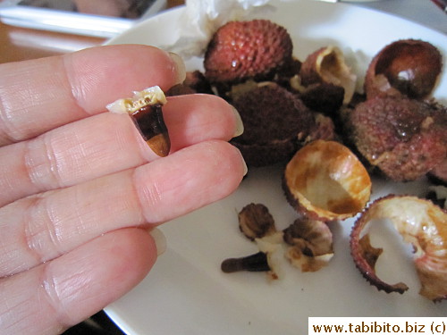 The super sweet, meaty and juicy fruit have small seeds