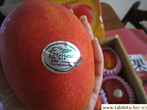 The sticker has information of the grower