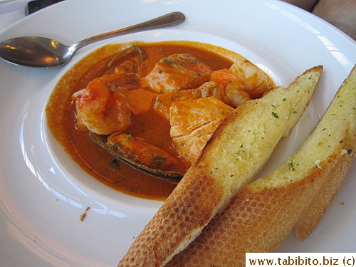 Bouillabaisse appetizer