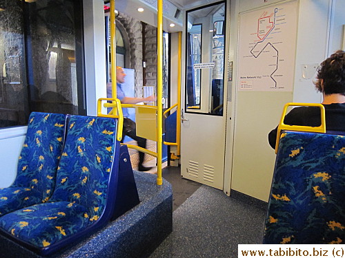 Train interior