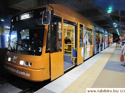 The train looks like this