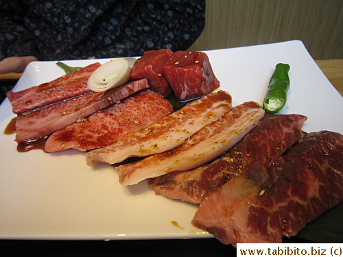 Well marbled equals tender meat