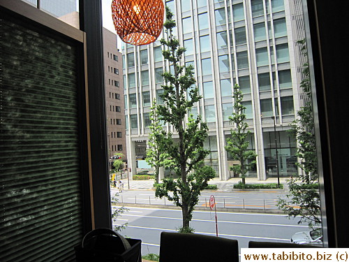 The rooms are separated by a thick paper wall