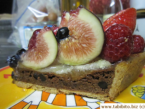 Fig chocolate tart 1050Yen