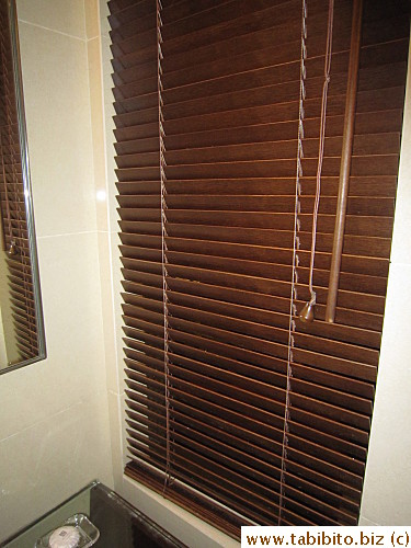 The bathroom can be obscured of course