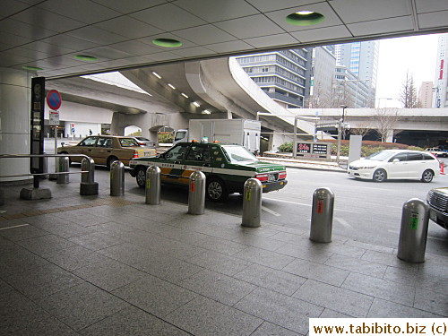 before catching a taxi home (Shinjuku station west exit)