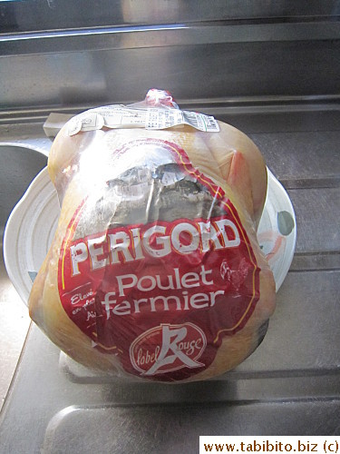 Perigord chicken from France