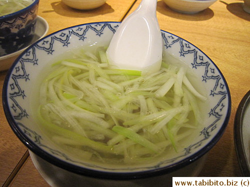 Tongue soup