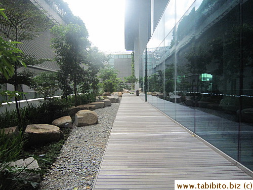 Garden on the hotel reception floor (10th)