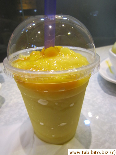 My mango and pineapple drink