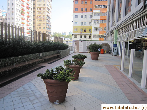 The renovated terrace in Fa Yuen Street Market is so nice 