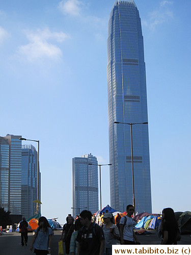 Iconic buildings as backdrop