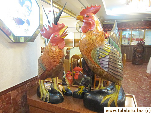 It's all about the chicken in the restaurant