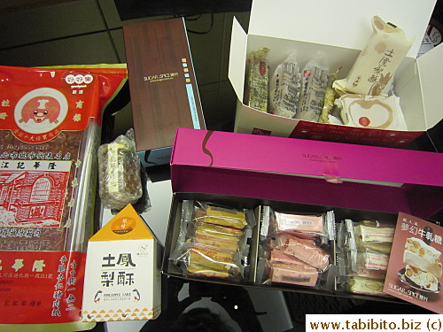 Food gifts from Shin Kong Mitsukoshi Taipei Station