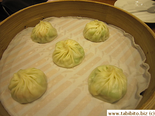 Ridge gourd and shrimp dumplings