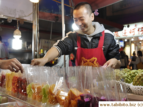 Bought fruit from him